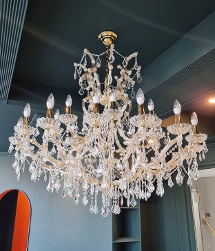 그리나 25등(1200파이) 크리스탈 샹들리제 로비조명 대형샹들리에