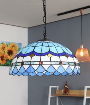 미셀 스테인드글라스 LED식탁등 식탁전등