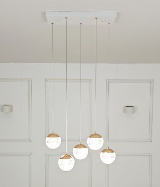 에그레 2줄 5등 식탁전등 LED식탁등