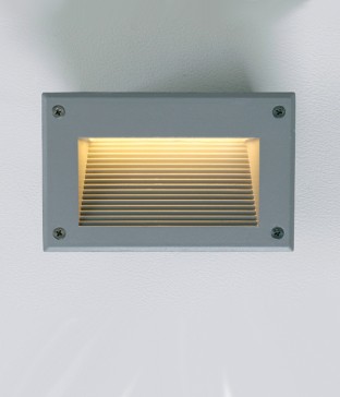 이공 외부등 계단 매입 벽등 (LED 6W 일체형 그레이)