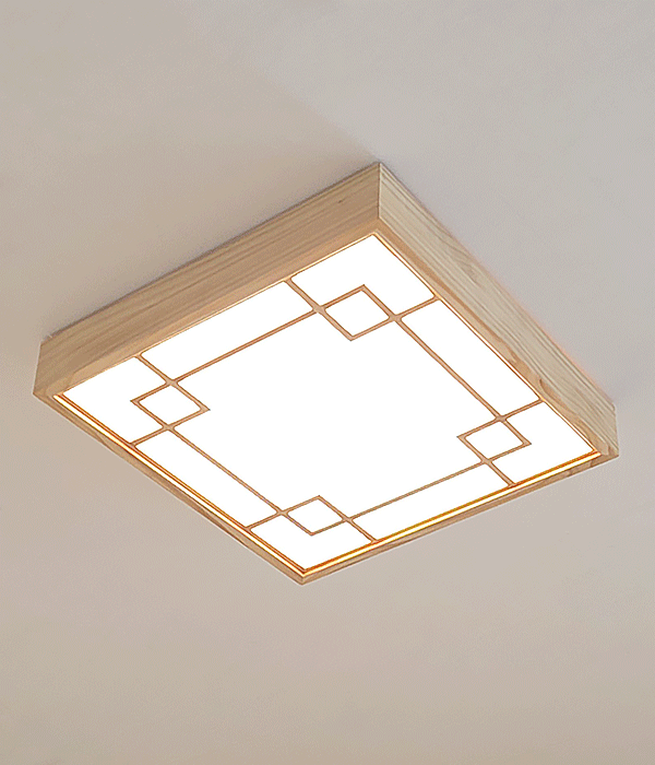 아스카 소나무 방전등 사각 안방조명 LED50W