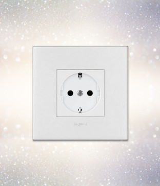 W 르그랑 아테오 유럽형 1구 콘센트 통신조합