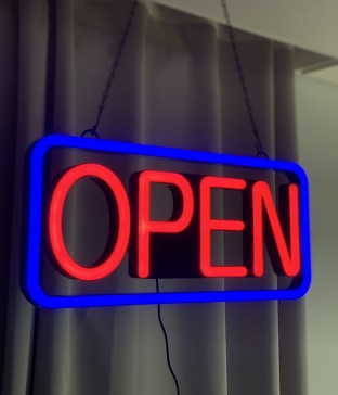 LED 오픈 네온사인 간판