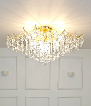 포키 23등(1000파이) 직부/펜던트 크리스탈거실등 크리스탈펜던트