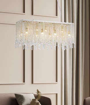 오블리크 13등 크리스탈식탁등 식탁전등