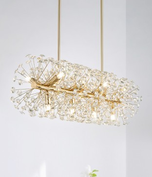 아론 12등 식탁조명 LED식탁등 펜던트조명 크리스탈식탁등