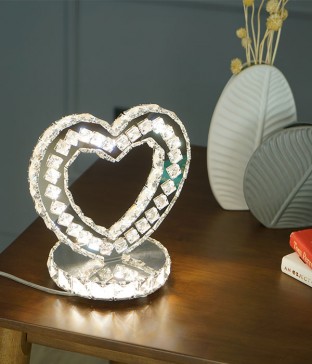 러브 크리스탈 스탠드, LED스탠드, 무드 스텐드조명, 침실 무드등