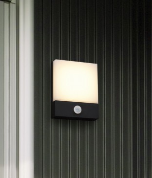 솔티 야외센서등 센서벽등 (LED24W 일체형 블랙)