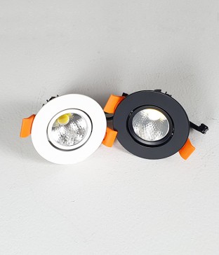 커스틴 COB LED 원형 매입등 5W ( 타공 55mm 2인치)